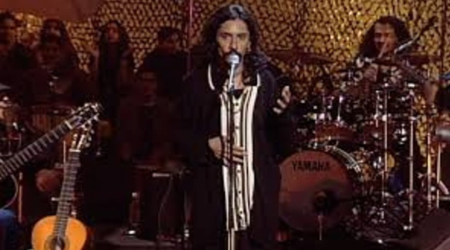 'Maldita Vecindad', en un concierto para la MTV en 1996. (Promociones sin fronteras)