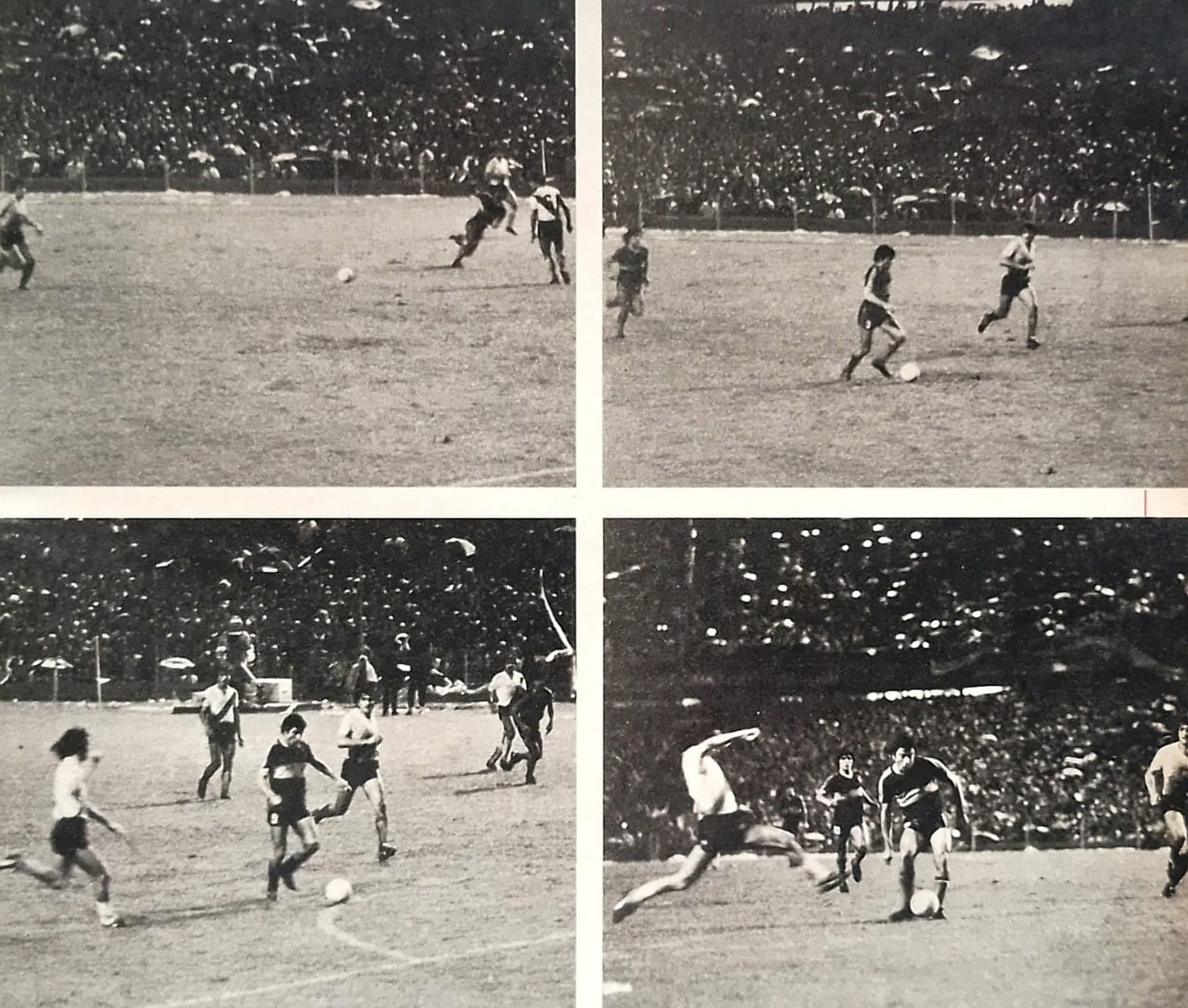 La secuencia del segundo gol de Boca, convertido por Miguel Brindisi, que atravesaba un gran momento