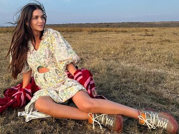 Zaira Nara, relajada en Masái