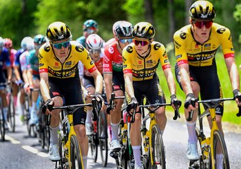 Christophe Laporte se impuso en la tercera etapa. Foto: @JumboVismaRoad