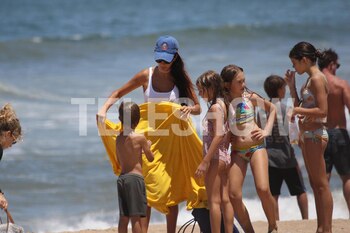 Las hijas de Wanda disfrutaron