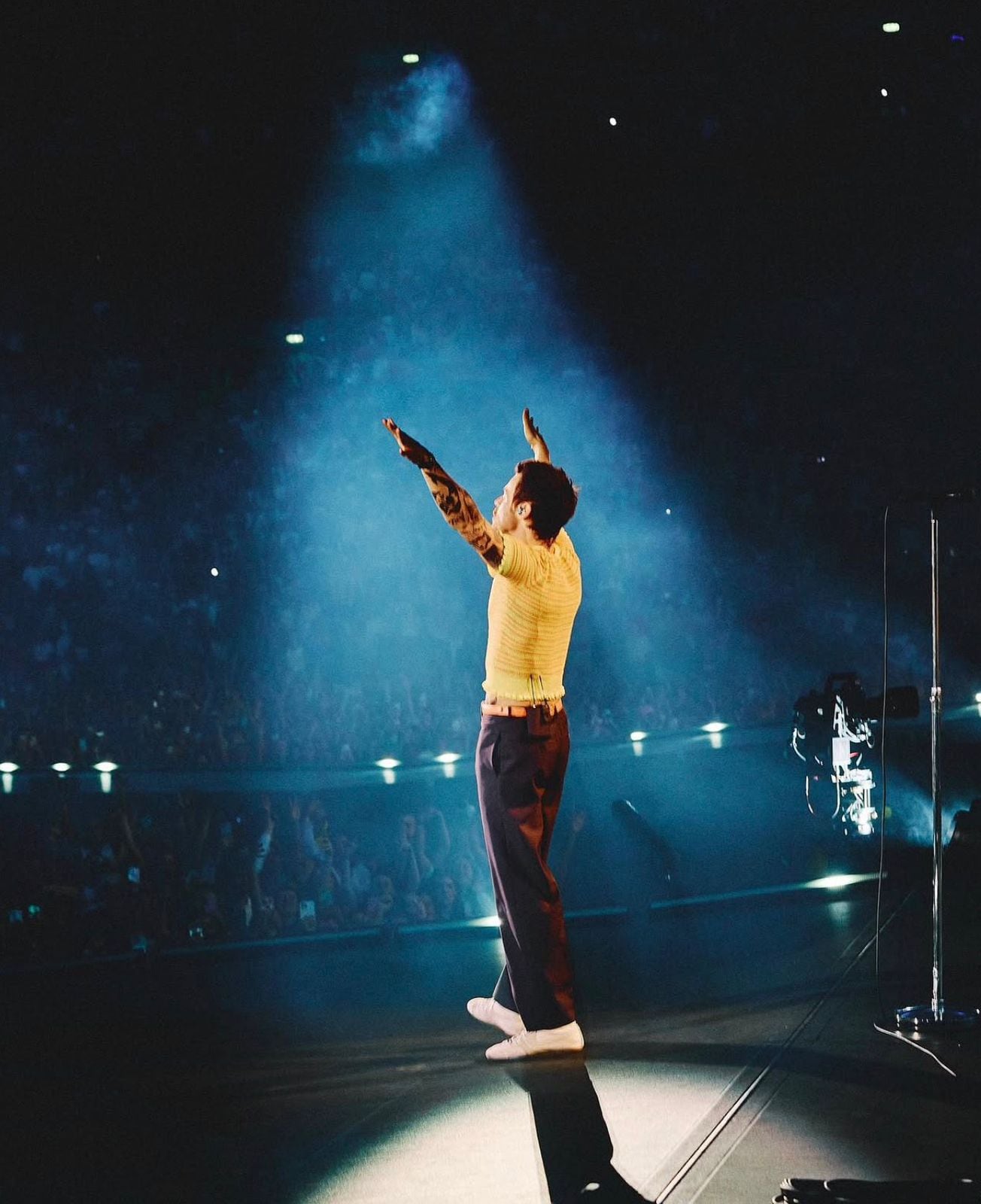 En junio, el cantante batió el récord Guinness de residencia más extensa en el estadio de Wembley, al superar la marca previa de Coldplay.
(Instagram:: @harrystyles)