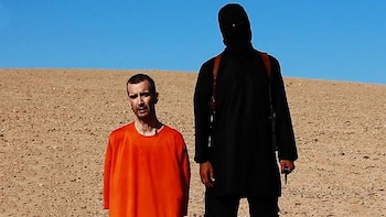 David Haines a punto de