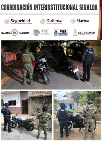 Motocicletas aseguradas tras los operativos