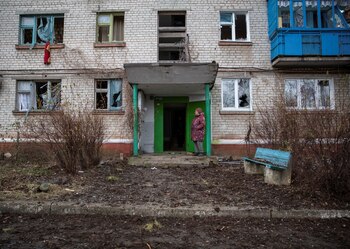 Las fuerzas rusas atacaron Kramatorsk,