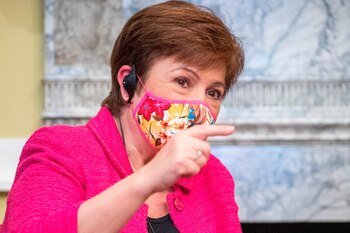 En la imagen, la directora