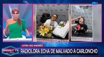 Carloncho reconoce episodio relatado por Gianina Portugal y explica qué ocurrió en radio Moda. Captura: Magaly TV La Firme.
