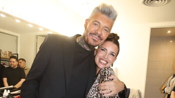 Marcelo Tinelli y Florencia Peña