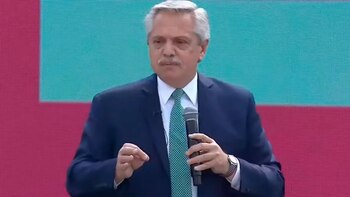 El presidente Alberto Fernández