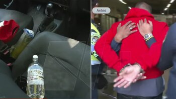 Dentro del vehículo se encontraron