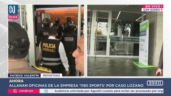 Allanan las oficinas de 1190