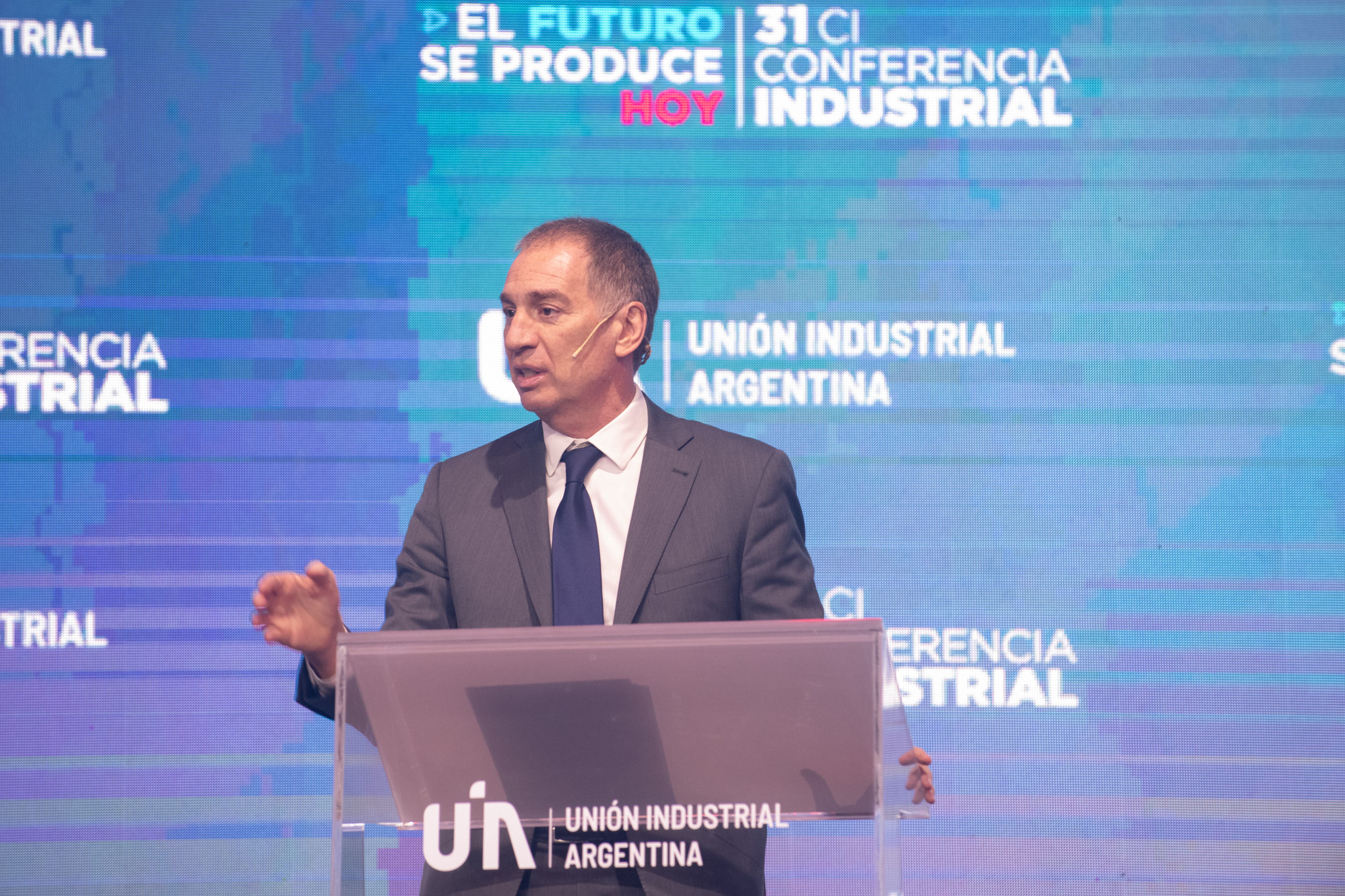 El funcionario también participó de un evento de la UIA (Jaime Olivos)