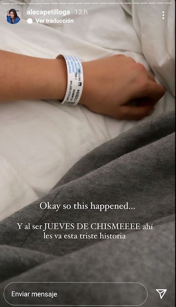 Alejandra alertó a sus fans