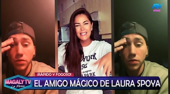 Laura Spoya enfrenta polémica por imagen viral y Magaly la cuestiona duramente. Captura: Magaly TV La Firme.