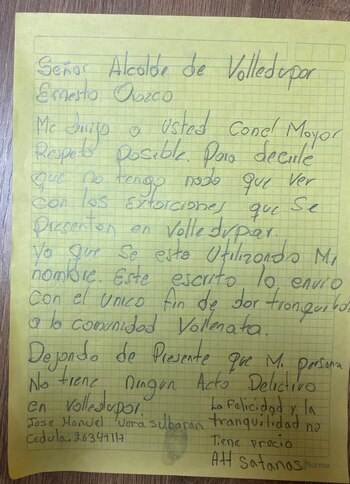 Alias Satanás sostuvo que no estaba detrás de las extorsiones en Valledupar - crédito redes sociales / X