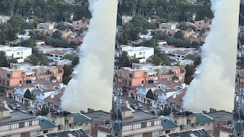 Incendio estructural en el norte