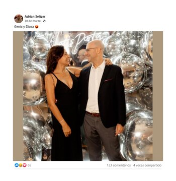 El último posteo de Adrián