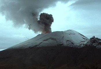 El Popocatépetl protagoniza una de las leyendas más populares del México prehispánico (Cenapred)