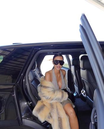 Kim Kardashian con Lewis Hamilton