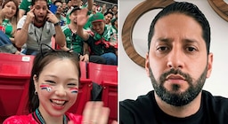 El mexicano del gesto racista a la coreana en el Mundial rompe el silencio: se disculpa y renuncia a su puesto