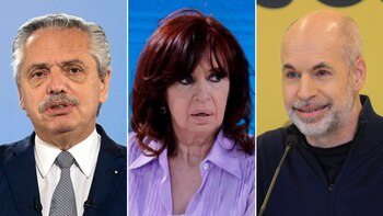 Alberto Fernández y Cristina Kirchner,