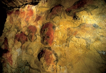 Pinturas rupestres en la Cueva