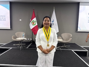 Jeanette Evangelina Alonzo Contreras figura como candidata a regidora provincial número dos en la fórmula de Renovación Popular