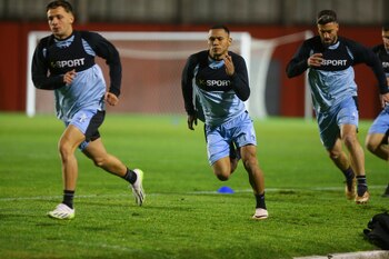 Bryan Reyna en un entrenamiento