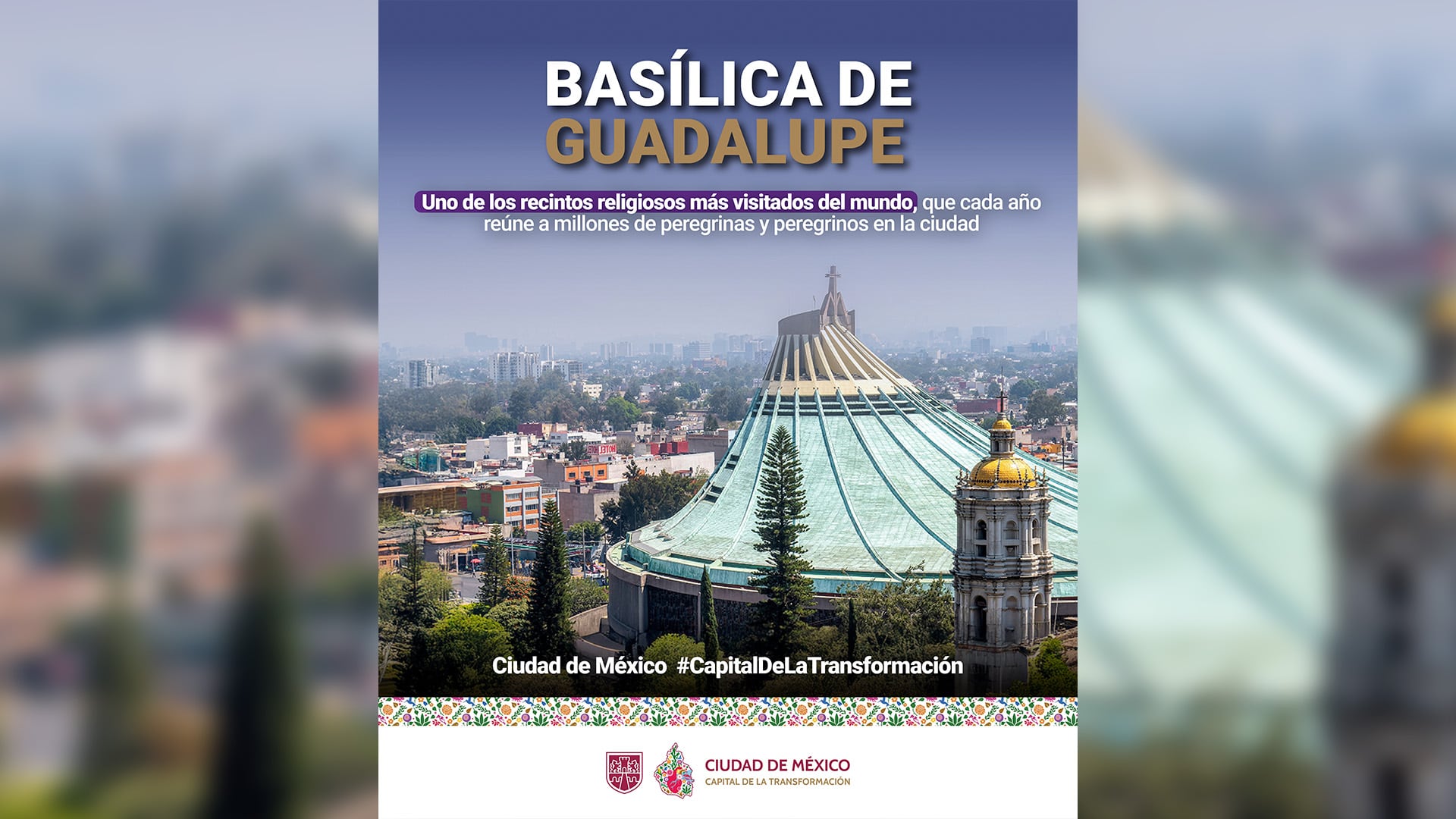 El gobierno de la Ciudad de México emitió una serie de recomendaciones para los peregrinos que den cita durante los próximos días en la Basílica de Guadalupe (Crédito: X/ Gobierno de la Ciudad de México)