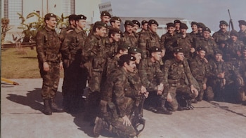 La historia del coronel (retirado) Lauria comenzó mucho antes de ir a Malvinas con la Compañía de Comandos 602 (Foto: archivo Lauria)