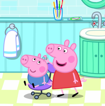 George recibe un audífono en