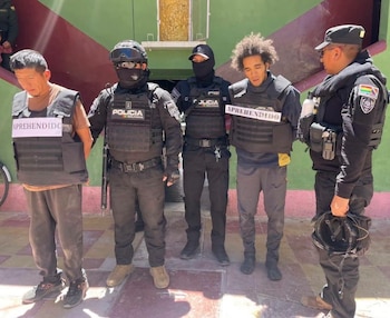 Los dos prófugos fueron detenidos por la policía boliviana