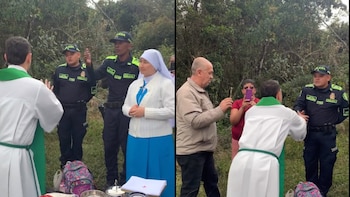 Sacerdote que intentó celebrar misa