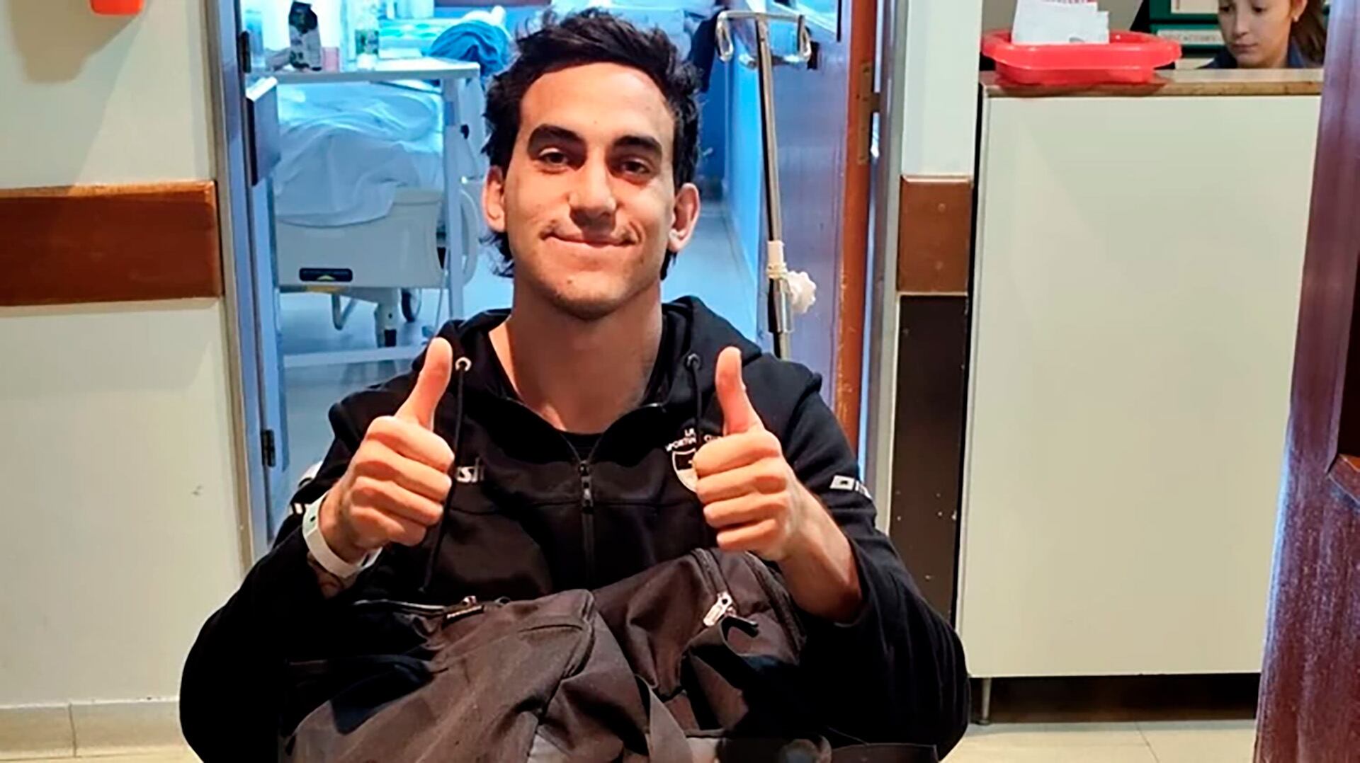 La intervención del jugador fue clave para la recuperación de Lucas Cedarry quien fue dado de alta sin secuelas tras el incidente