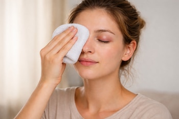 Aplicar compresas tibias varias veces