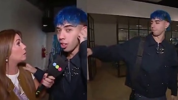 Luck Ra se fue enojado de un móvil de TV tras una pregunta sobre Tiago PZK y La Joaqui: “Ya está, basta”