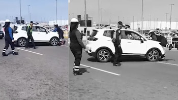 Un conductor fue arrestado tras