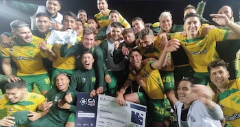 El festejo de los jugadores