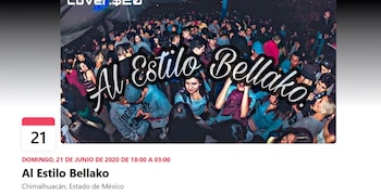 Evento "Al Estilo Bellako" convocado