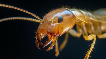 Termitas sobre madera dañada, insectos xilófagos responsables de deterioro estructural - (Imagen Ilustrativa Infobae)