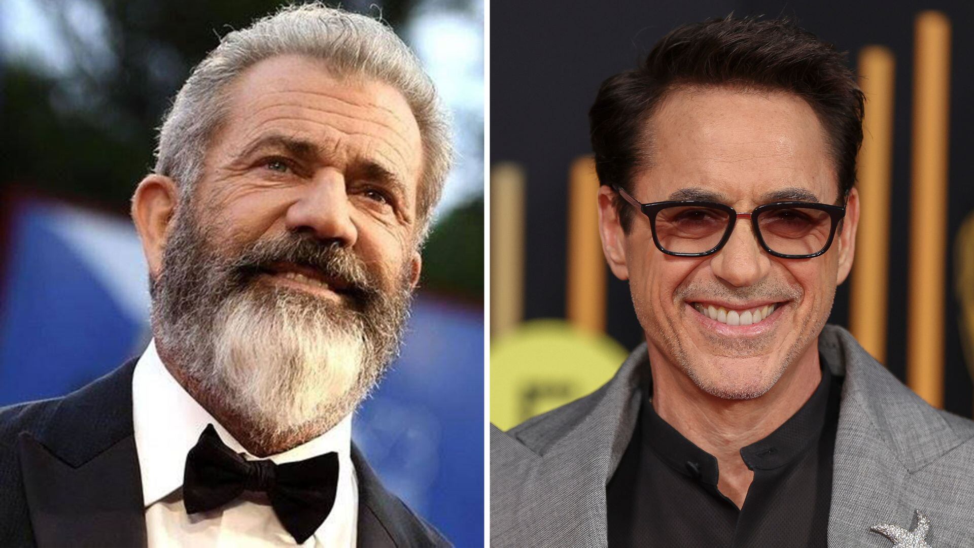Mel Gibson ayudó a Robert Downey Jr en su resurgimiento al mundo del cine. (composición/AP)
