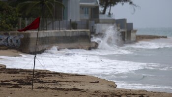 Las fuertes lluvias de la