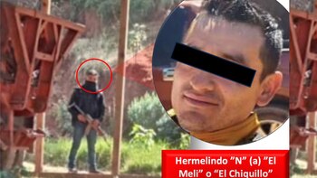 Hermelindo "N" fue detenido a