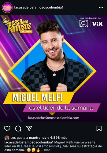 Miguel Melfi es el primer