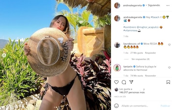 (Captura: @andrealegarreta/Instagram)