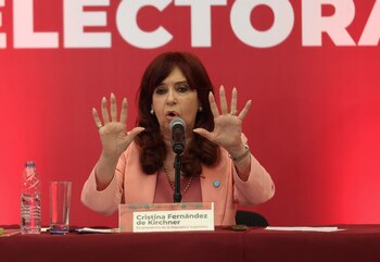 Cristina Kirchner habló el fin