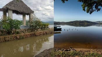Contaminación del Lago Sauce. Fotos: