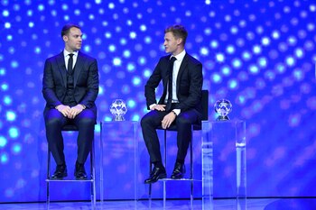 Joshua Kimmich y Manuel Neuer