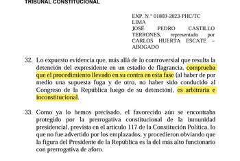 Argumentos del magistrado Gustavo Gutiérrez