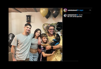 Luciano Castro celebró su cumpleaños